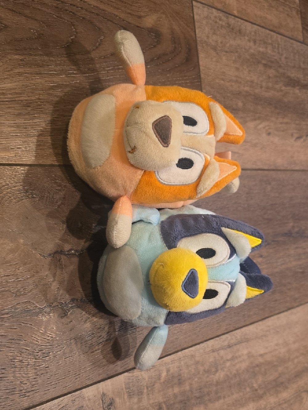 Plush Kids Slippers in Orange & Blue – Soft Animal Character Design
